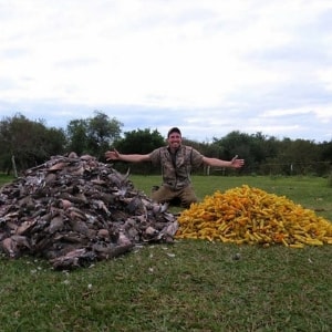 picture of hunters in argentina